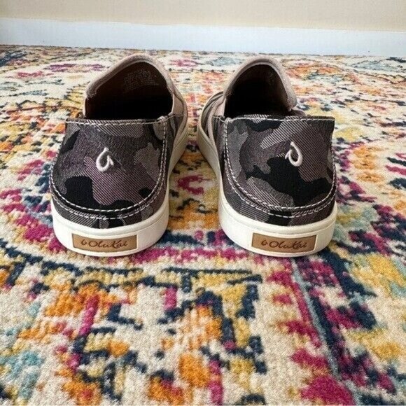 Olukai Womens Pehuea Pa’i Convertible Slip On Sneakers Size 7.5 Pink Camo - Picture 6 of 9